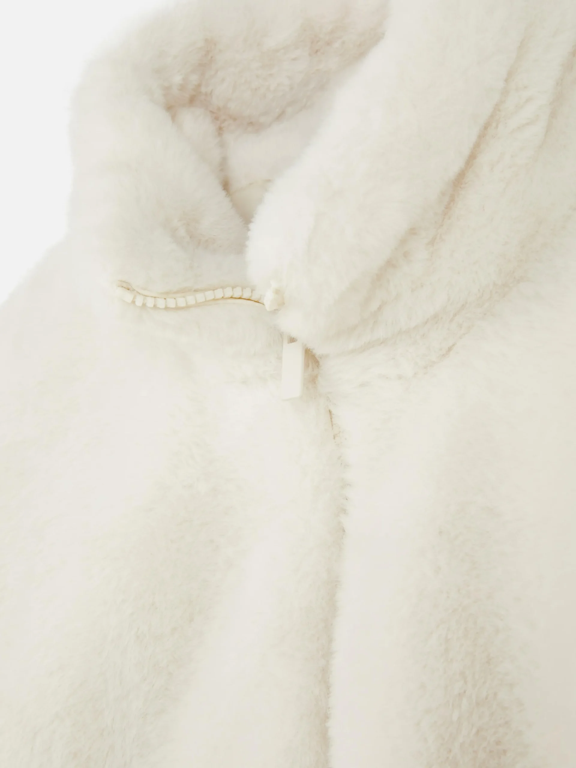 Veste Zippée En Fausse Fourrure
